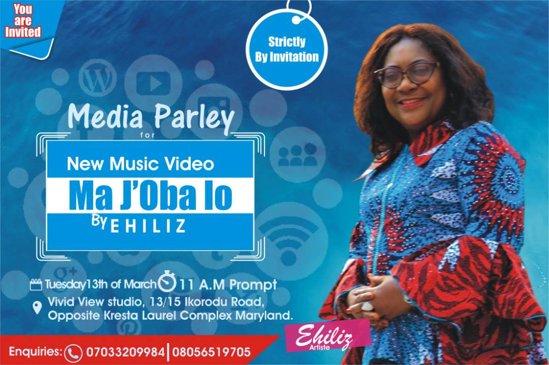 NEWS: Video Preview, Behind The Scenes + Invitation to Media Parley with Ehiliz for MA J'OBA LO Music Video Premiere