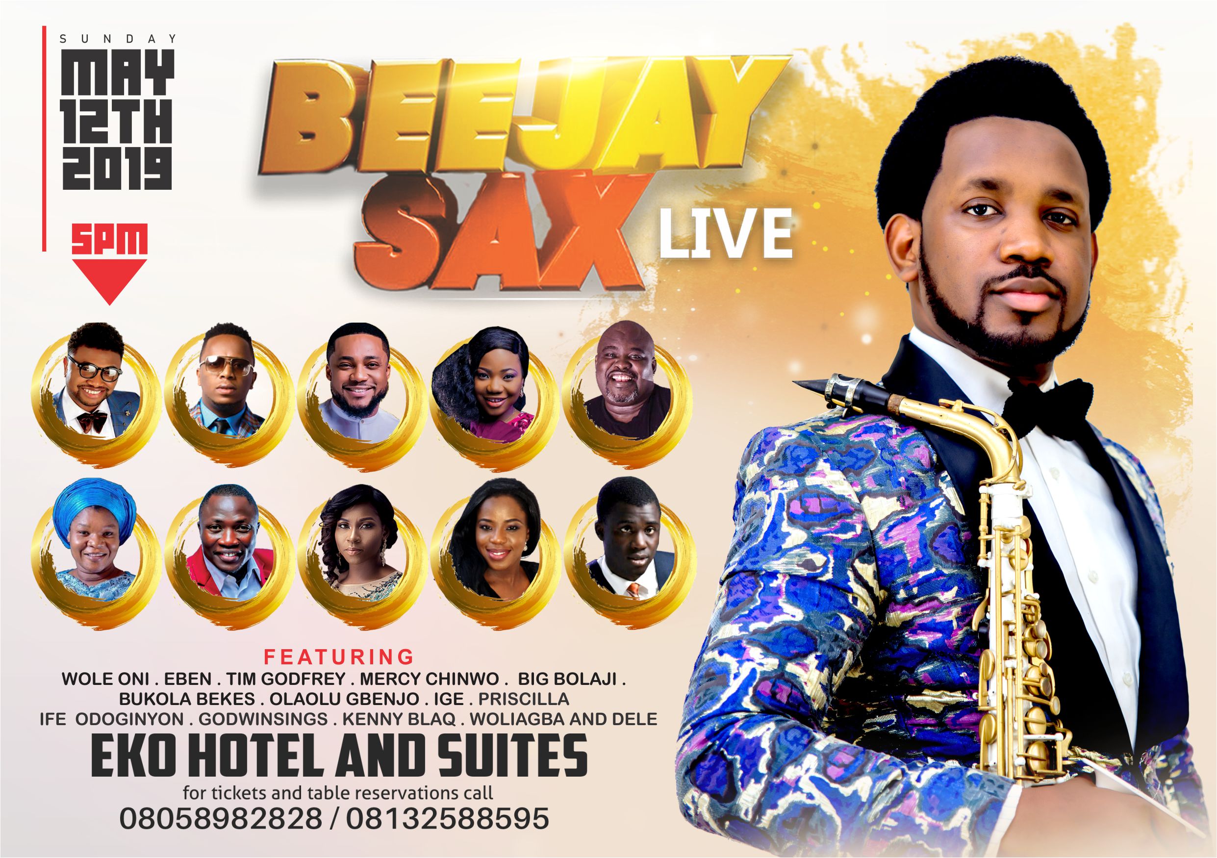 EVENT: Beejay Sax Returns With BeejaySaxLive2019
